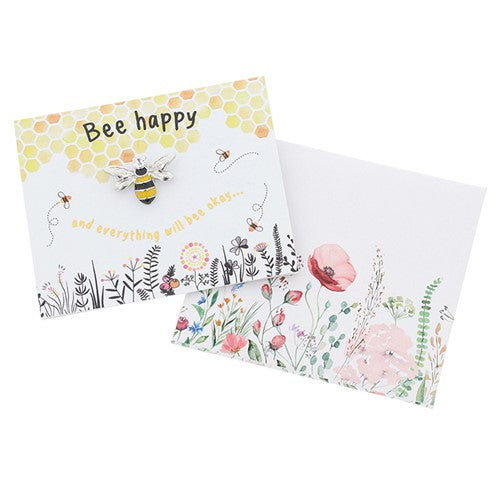 Envelopes Of Love Bee Happy Pin Charm With Card & Envelope