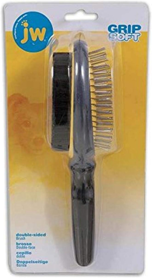 JW Gripsoft Double Sided Dog Brush