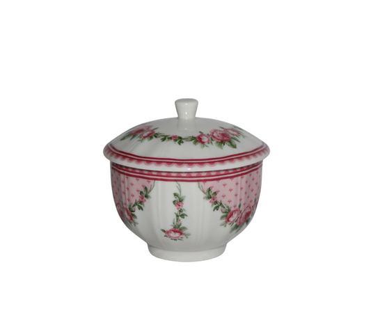 Orchid Designs Vintage Rose Sugar Bowl