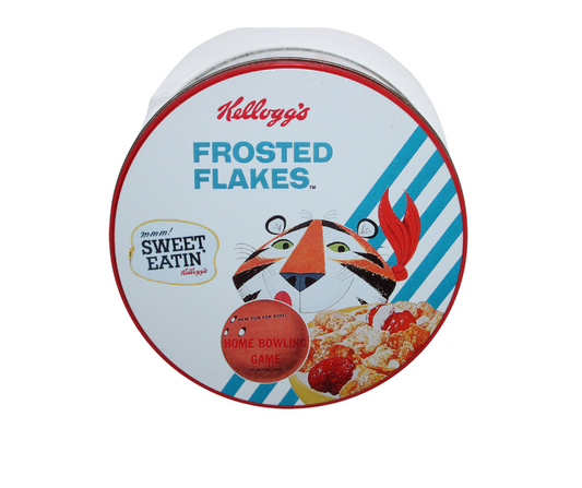 Kelloggs Frosted Flakes Vintage Style Storage Tin Tony The Tiger