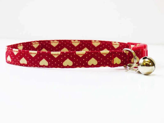 Love Is Red Breakaway Cat Collar Mabel & Mu