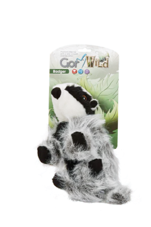 Gor Wild Badger Squeaky Dog Toy