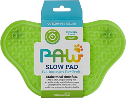 Green Textured Likimat Lick Pad Dog Slow Feeder Mat