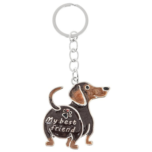 Dachshund Keyring My Best Friend