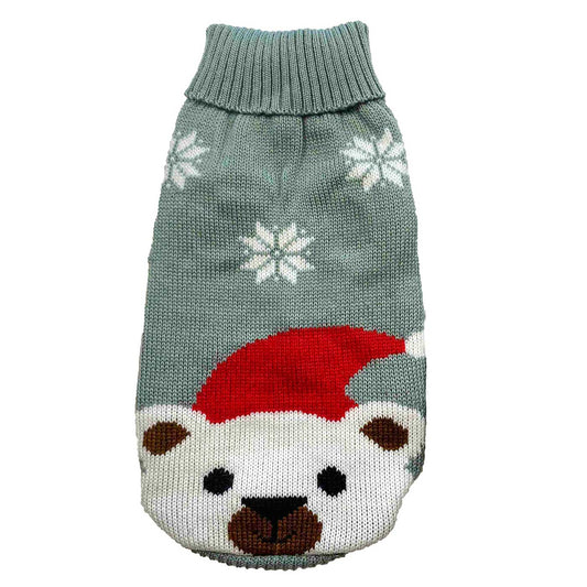 Polar Bear Dog Christmas Jumper