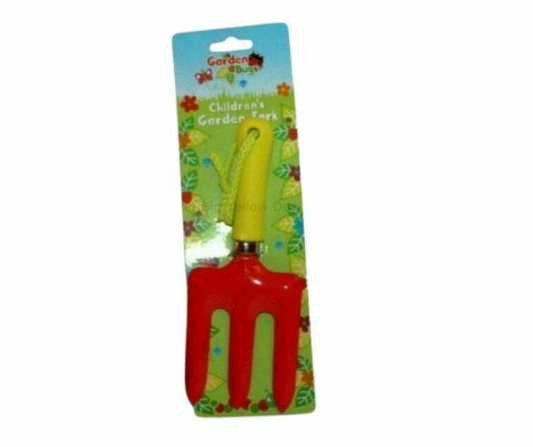 Garden Bugs Red & Yellow Children's Garden Fork