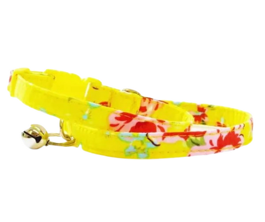 Lemon Drizzle Breakaway Cat Collar Mabel & Mu