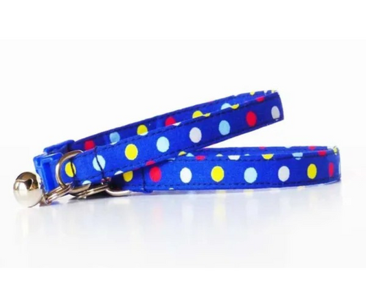 Bertie Blue Breakaway Cat Collar Mabel & Mu