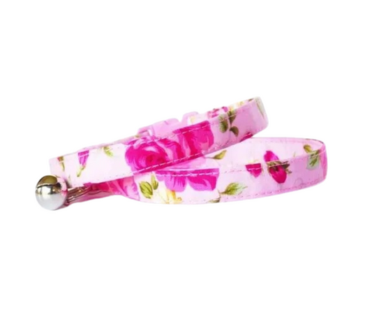 Tea Rose Breakaway Cat collar Mabel & Mu