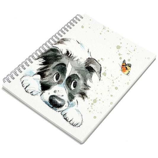 Paper Shed Border Collie A6 Notebook