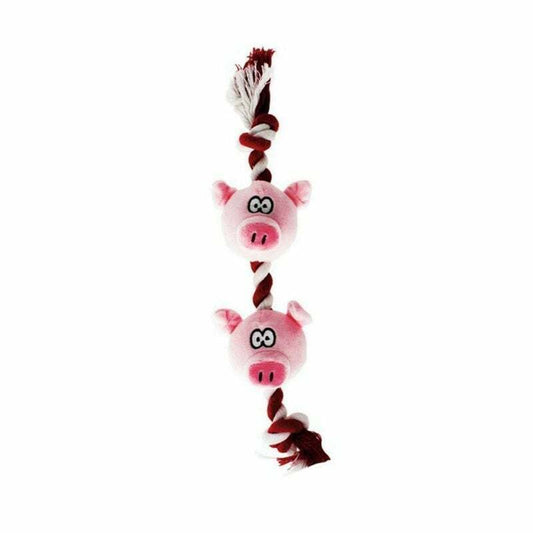 String Of Piggies Pig Dog Toy