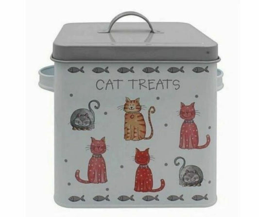 Faithful Friends Cat Print Cat Treat Box